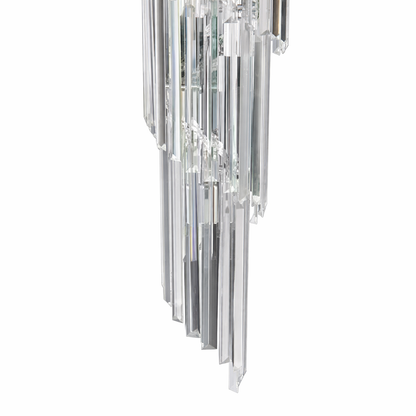 Candelabru Cristal CC110/600x1800BK , 28xE14, Diametru 60cm, Inaltime 180cm, Negru, Inaltime Reglabila, Design Elegant Candelabre Cristal Default Title Alessandro Design