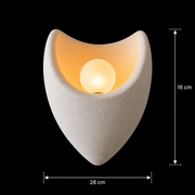 Aplica LED Decorativa CONNO, 26cm, 1xE27, Polistiren, Alb