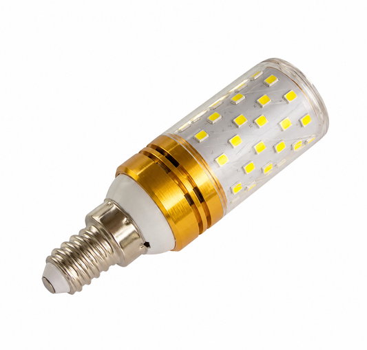 Λαμπτήρας LED E14, 12W, Rose, Θερμό/Ουδέτερο/Ψυχρό φως, 3000K/4000K/6000K