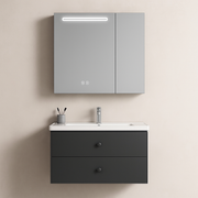 Ingrid Cabinet με LED Mirror DBP123 80x70 White