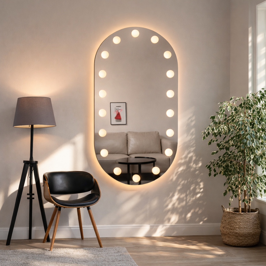 Mirror LED Touch Infinitium System Disposition 60x80cm