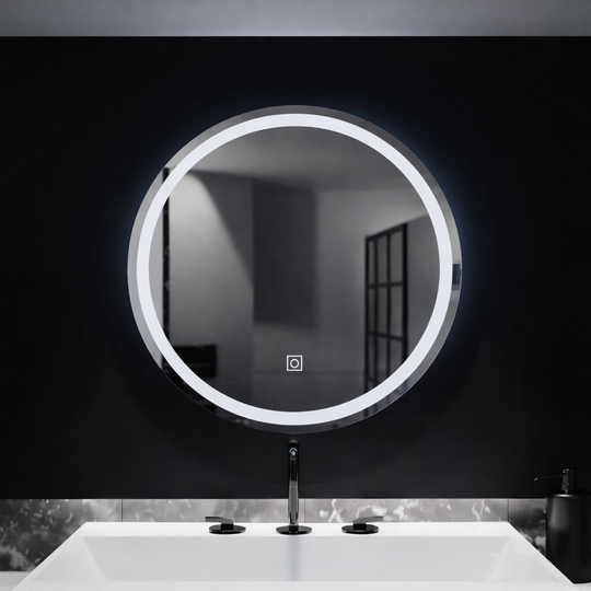 Στρογγυλός καθρέφτης LED, 50 cm, Βασικοί καθρέφτες αφής Korman C Προεπιλεγμένος τίτλος Alessandro Design