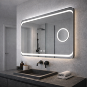 Ορθογώνιος καθρέφτης LED, 80x60cm, Stella Touch, Demister System