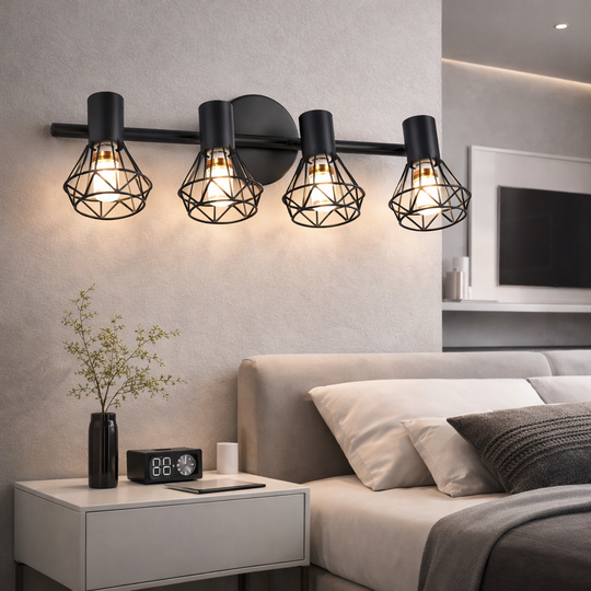 Chandelier with Shade, GRACIE, Diamond, 4xE14, Black, Metal Classic Chandeliers Προεπιλεγμένος τίτλος Alessandro Design