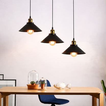 Κρεμαστός πολυέλαιος, LV210/3R, 3*E27, καφέ, μέταλλο και σύρμα, ρυθμιζόμενο ύψος