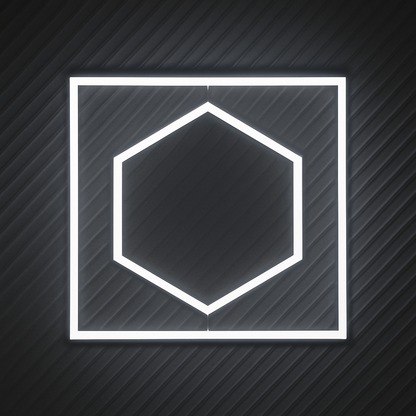 Honeycomb 1050mm x 1200mm Hexagons LED