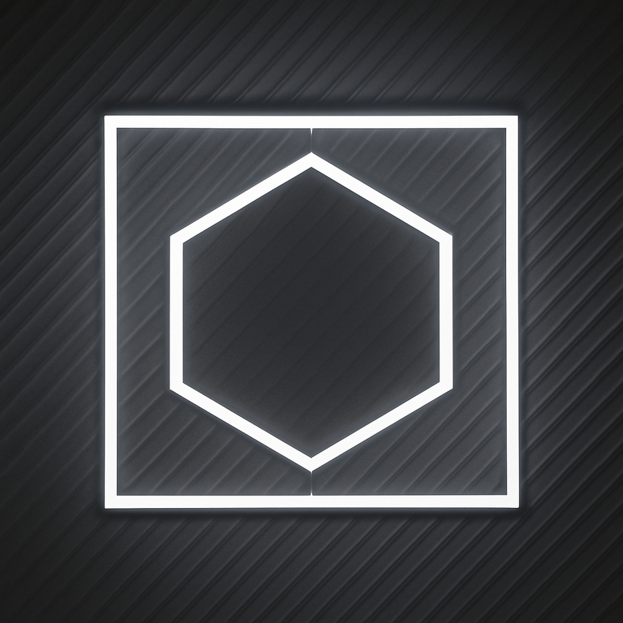 Honeycomb 1050mm x 1200mm Hexagons LED