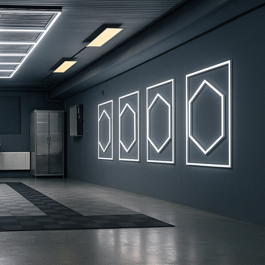 Honeycomb 1050mm x 1200mm Hexagons LED