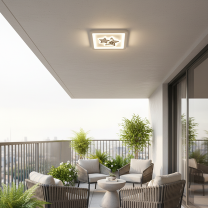Πολυέλαιος LED KATHLEEN RGB 15W, Ζεστό/Ουδέτερο φως, Λευκό