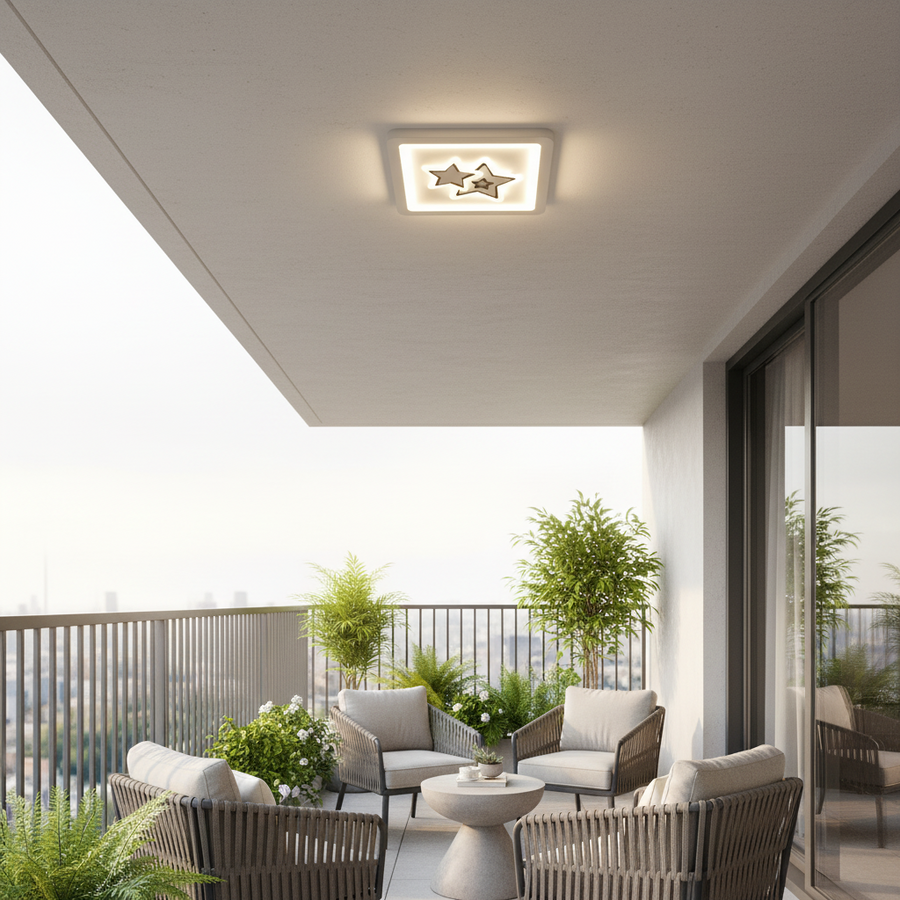 Πολυέλαιος LED KATHLEEN RGB 15W, Ζεστό/Ουδέτερο φως, Λευκό