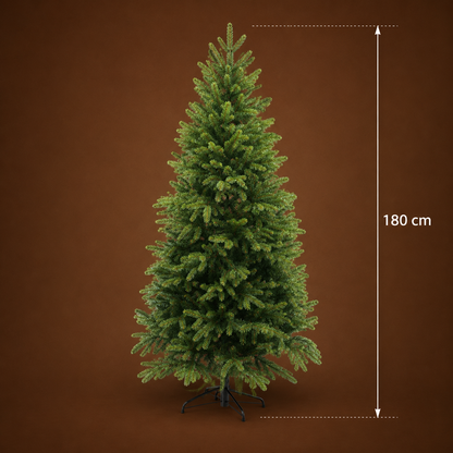 Decorațiune Brad Artificial EIS, 180 cm, 545 vârfuri, Plastic, Verde