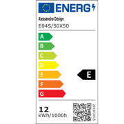 Στρογγυλός καθρέφτης LED, 50cm, Glanz Touch, Demister System, Dimmable