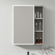 Ingrid Cabinet με LED Mirror DBP123 80x70 White