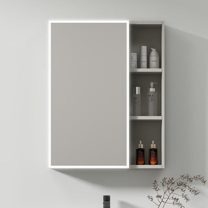 Ingrid Cabinet με LED Mirror DBP123 80x70 White