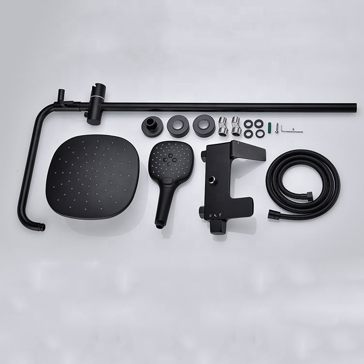 Στήλη ντους, υγιεινό ορείχαλκο, μαύρο, 9960h