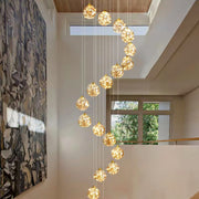 Πολυέλαιος Crystal LED Ismini Golden