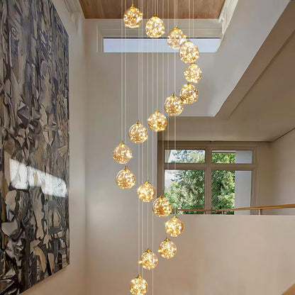 Πολυέλαιος Crystal LED Ismini Golden