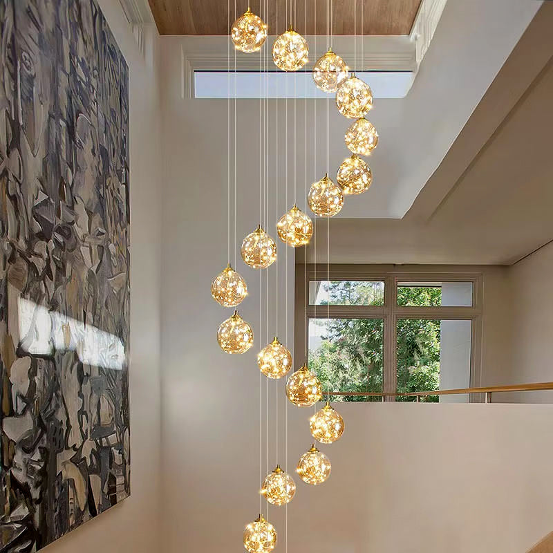 Πολυέλαιος Crystal LED Ismini Golden