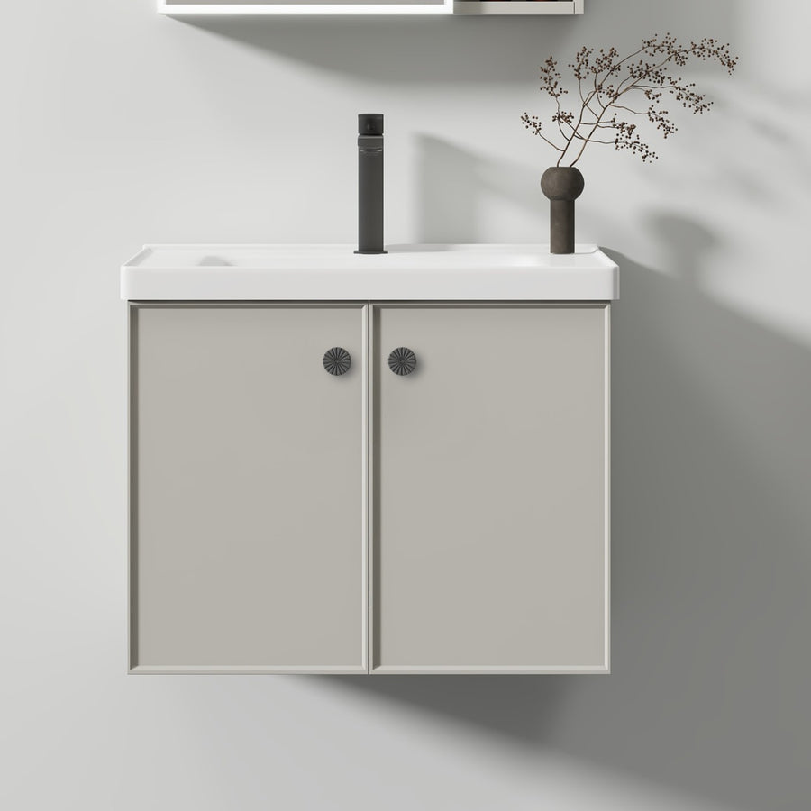 Ingrid Cabinet με LED Mirror DBP123 80x70 White