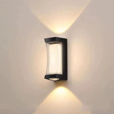 Φωτιστικό τοίχου LED εξωτερικού χώρου AX150BK 7W Μαύρο