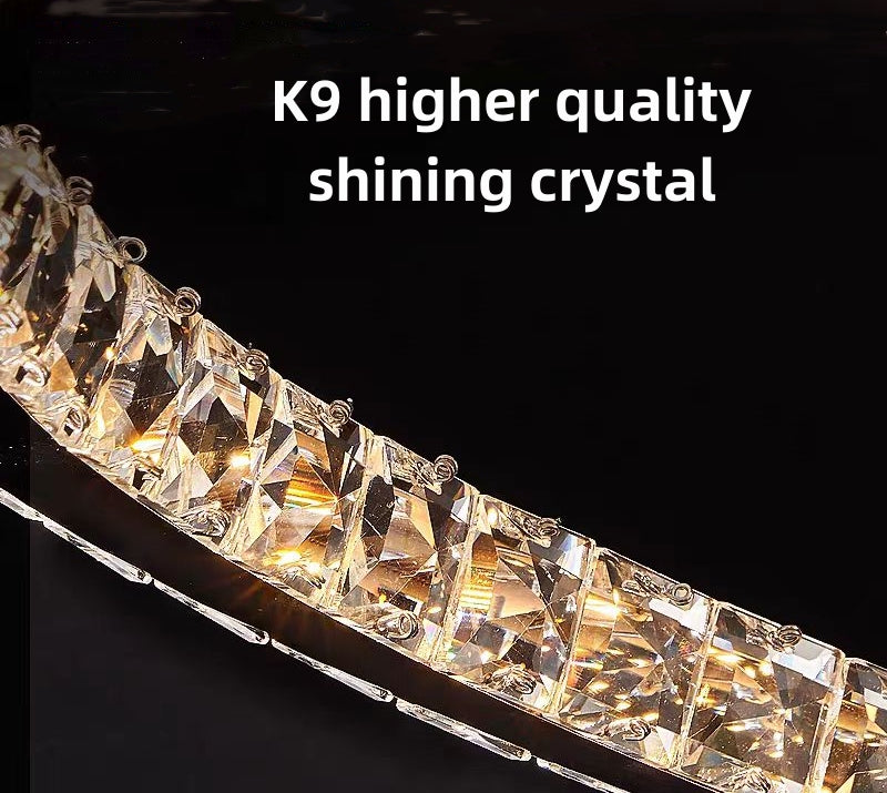 Lulus LED Crystal με το τηλεχειριστήριο Silver Latifah 118W