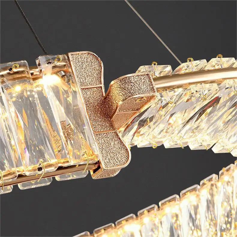 LED LED Royal Prism, χρυσό, μέταλλο και κρυστάλλι