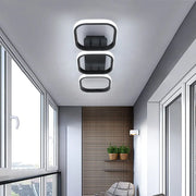 LED LED Vertex Grid Paralal, 32W, 3 τετράγωνα κρύο/ζεστό/ουδέτερο φως, μαύρο