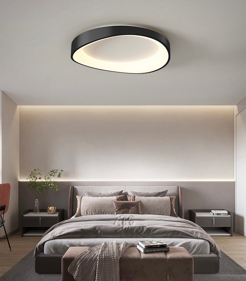 Φωτιστικό οροφής LED με τηλεχειριστήριο, PL103/520BK, 30W, Διάμετρος 49cm, Θερμό/Ψυχρό/Ουδέτερο φως, Μαύρο