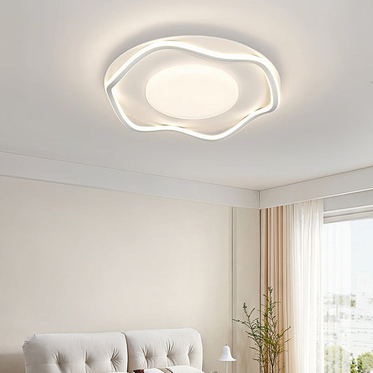 Πολυέλαιος LED με τηλεχειριστήριο MODERNO 75W, 2 Κύκλοι, Κρύο/Ζεστό/Ουδέτερο φως, Ρυθμιζόμενο, Λευκό