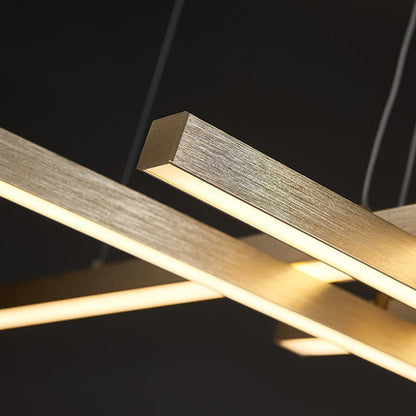 LED LED Ginevra με τηλεχειριστήριο, 31W, κρύο/ζεστό/ουδέτερο φως, χρυσό