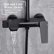 Στήλη ντους, υγιεινό ορείχαλκο, μαύρο, 9960h