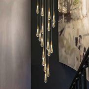 Κρυστάλλινος πολυέλαιος LED, Justinian, Διάμετρος 60cm, Ρυθμιζόμενο ύψος, Χρυσός, Μέταλλο και Κρύσταλλο