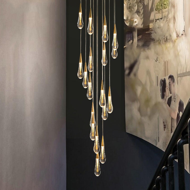 Κρυστάλλινος πολυέλαιος LED, Justinian, Διάμετρος 60cm, Ρυθμιζόμενο ύψος, Χρυσός, Μέταλλο και Κρύσταλλο