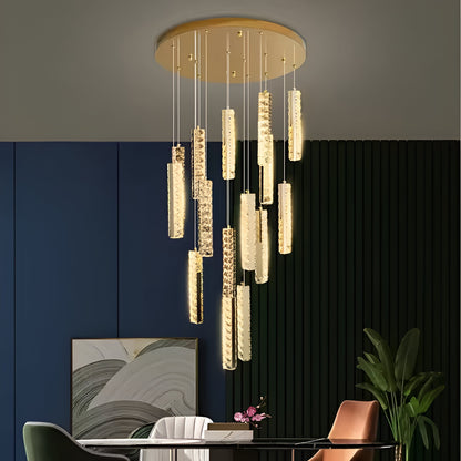 Crystal LED πολυέλαιος LED 80W 60cm Amiri