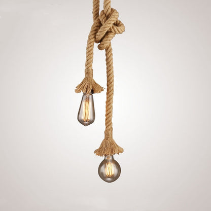 Caruso Pendul, 2*E27, μαύρο, μέταλλο και νήμα
