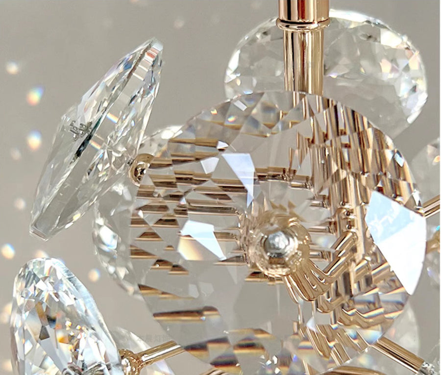 Crystal LED KILKENNY Culmino Πολυέλαιος, 144W, Neutral Light, Διάμετρος 60cm, Χρυσός