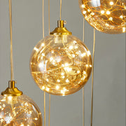 Πολυέλαιος Crystal LED Ismini Golden