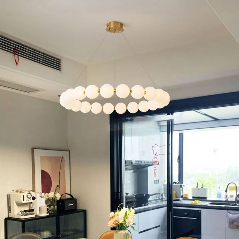 Lustra ανασταλεί LED Acryl Celest με τηλεχειριστήριο, Dimable, 3000K/4000K/6000K, χρυσό, μέταλλο και ακρυλικό