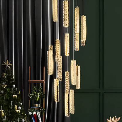 Crystal LED πολυέλαιος LED 80W 60cm Amiri