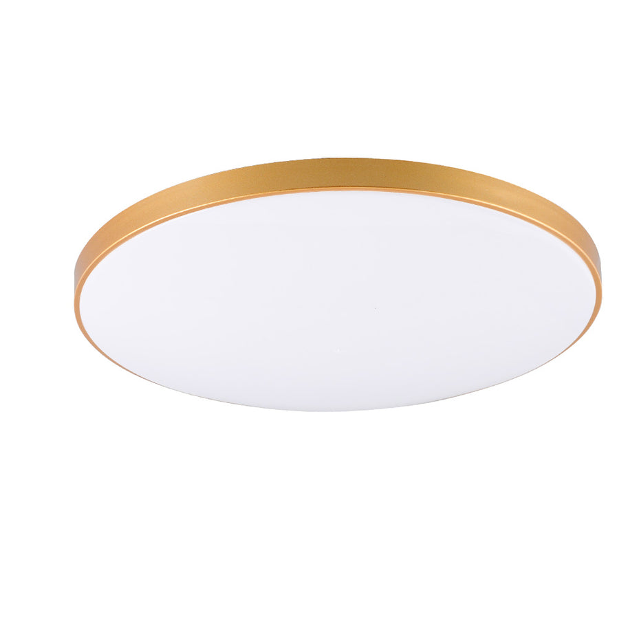 SOLIS LED φωτιστικό οροφής 47cm 48W Cold Light Gold