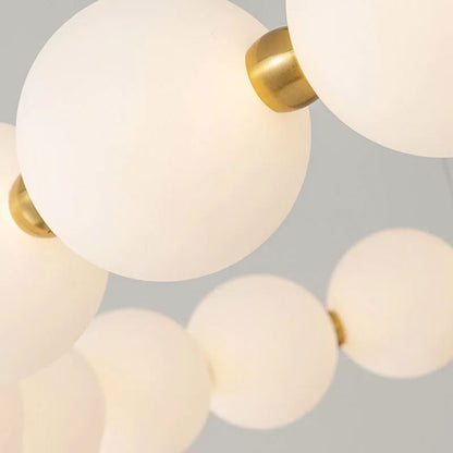 Lustra ανασταλεί LED Acryl Celest με τηλεχειριστήριο, Dimable, 3000K/4000K/6000K, χρυσό, μέταλλο και ακρυλικό