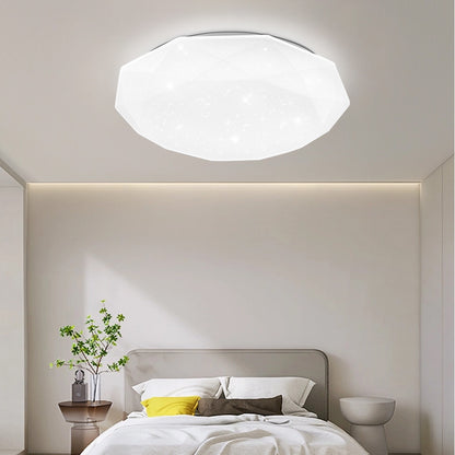 Φωτιστικό οροφής LED PL101/500WH, 51W, Διάμετρος 49cm, Ζεστό/Ψυχρό/Ουδέτερο φως, Λευκό