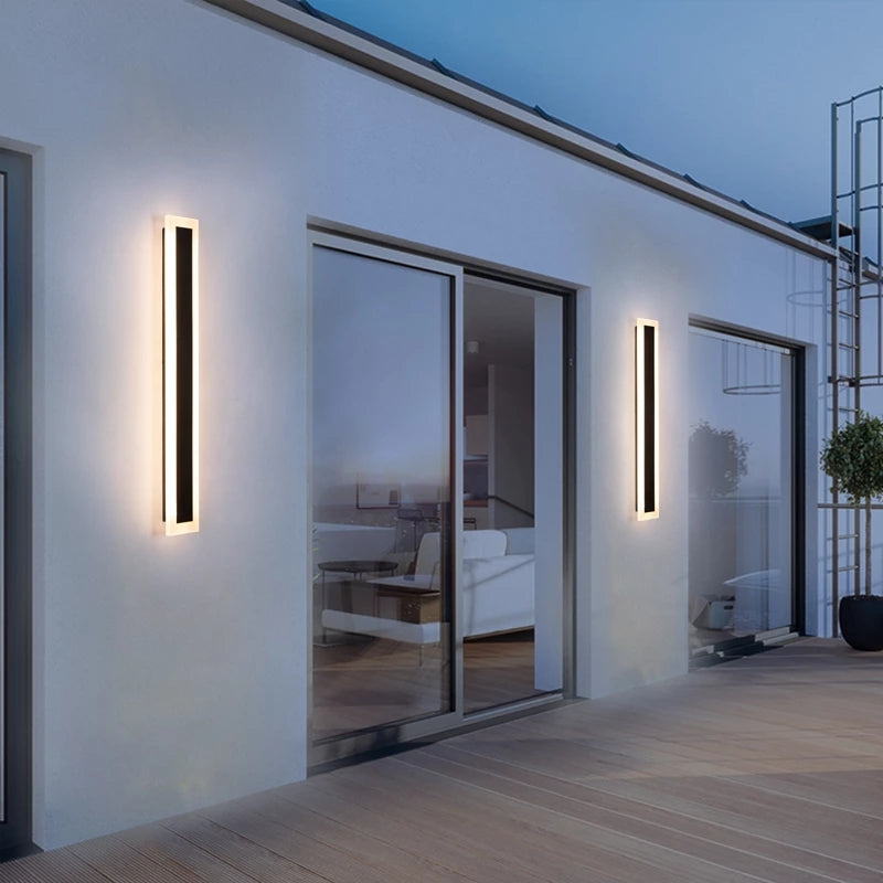 Εφαρμόστε εξωτερική LED Orion, μαύρο και άσπρο