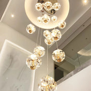 Crystal LED KILKENNY Culmino Πολυέλαιος, 144W, Neutral Light, Διάμετρος 60cm, Χρυσός