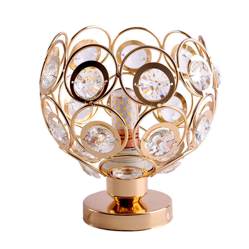 Vera Chandelier, 1*E27, Χρυσό, Μέταλλο και Κρύσταλλο