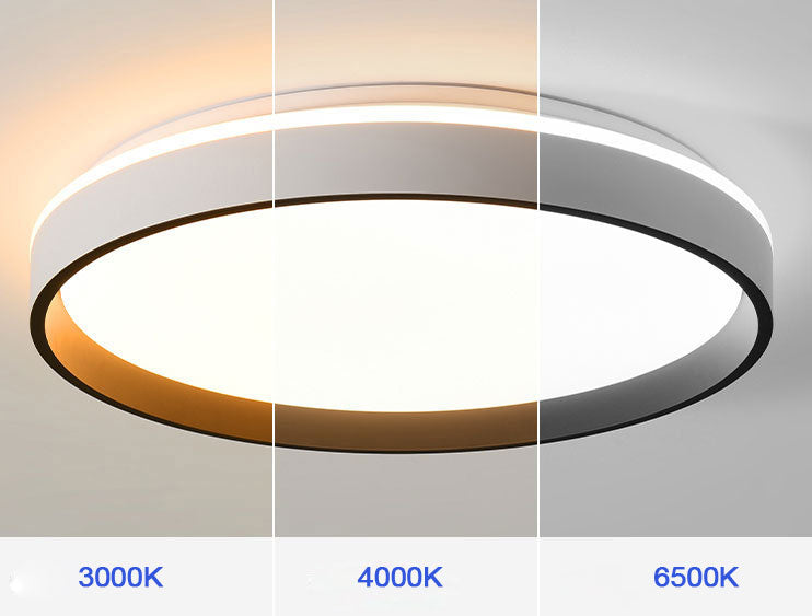 Φωτιστικό οροφής LED PL102/500GY, 51W, Διάμετρος 49cm, Ζεστό/Ψυχρό/Ουδέτερο φως, Λευκό