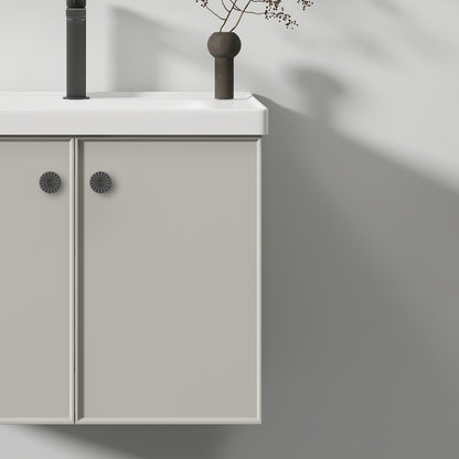 Ingrid Cabinet με LED Mirror DBP123 80x70 White