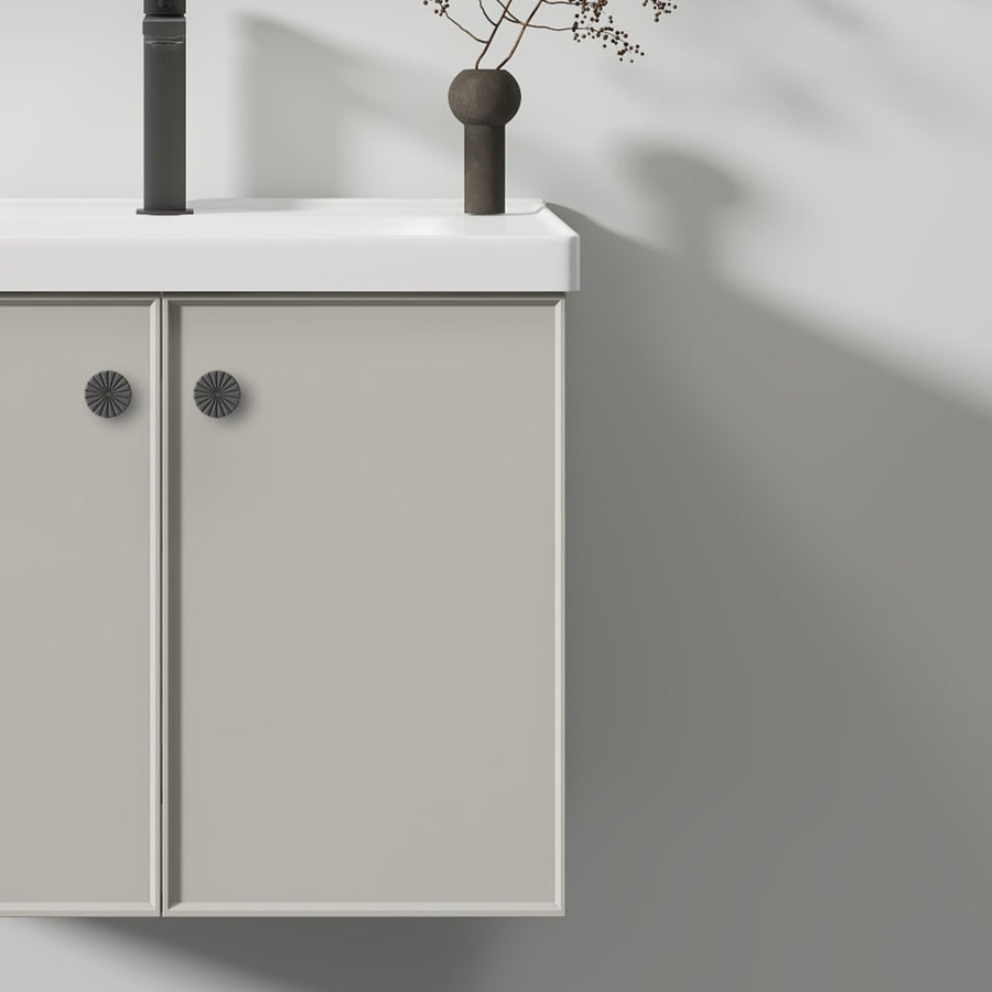 Ingrid Cabinet με LED Mirror DBP123 80x70 White