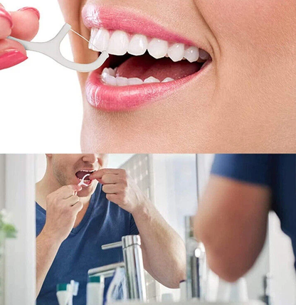 Ρυθμίστε 100 τεμογενές οδοντογλυφίδες με οδοντιατρική προσκόλληση