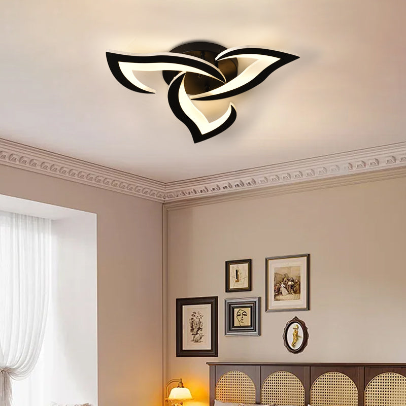 Πολυέλαιος LED LT660/3BK, 3 Στοιχεία, 32W, Φως 3000/4000/6000K, Μαύρο, Ρυθμιζόμενο ύψος